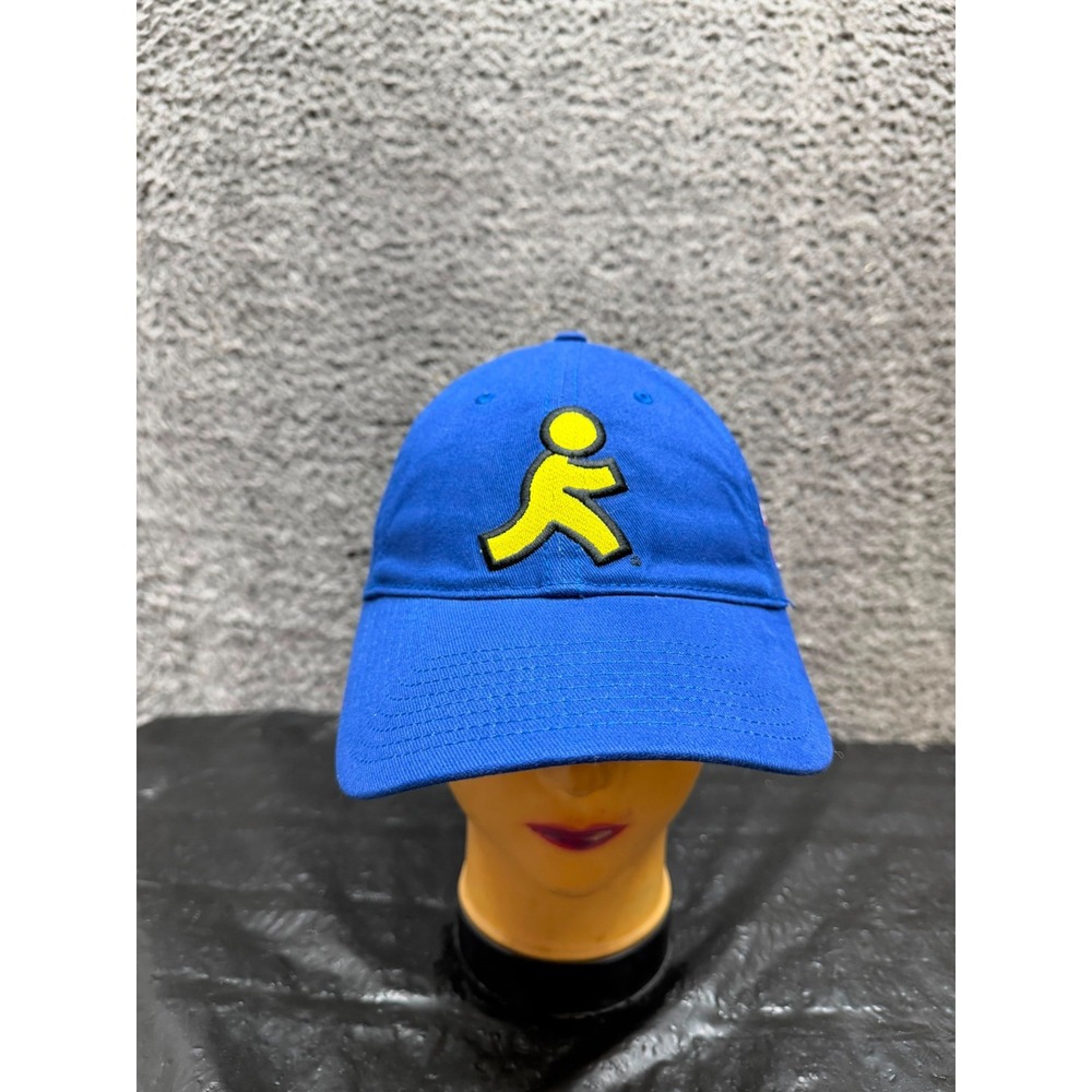 Chase Authentics Drivers Line Nascar Aol #30 Steve Park Fitted Hat Blue One Size